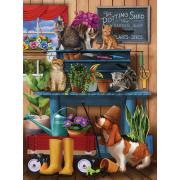 SunsOut Mess in the Shed Puzzle 1000 pièces