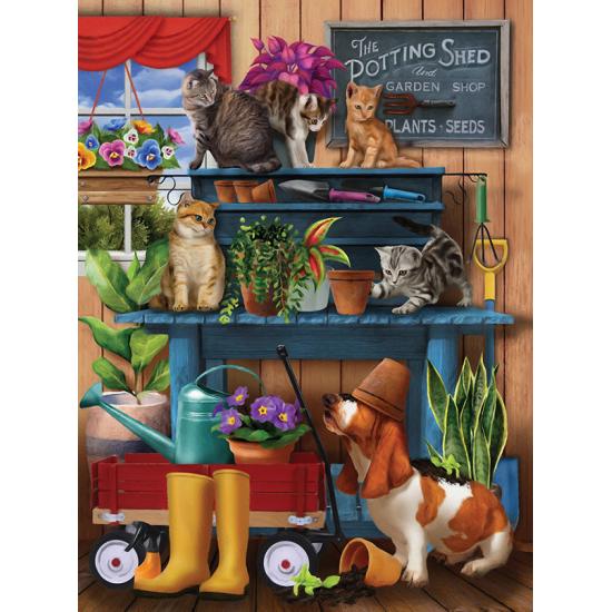 SunsOut Mess in the Shed Puzzle 1000 pièces