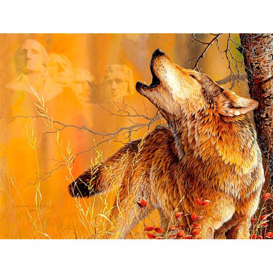Puzzle SunsOut Loup Rushmore XXL de 500 Pieces