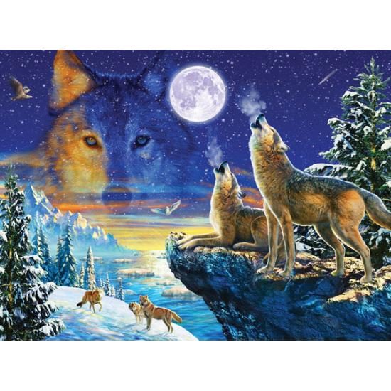 SunsOut Loups hurlants Puzzle 1000 pièces