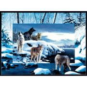 SunsOut Ice Wolves Puzzle 1000 pièces