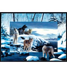 SunsOut Ice Wolves Puzzle 1000 pièces