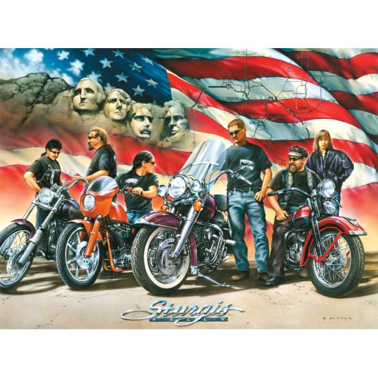 SunsOut Motos à Sturgy Puzzle 1000 pièces