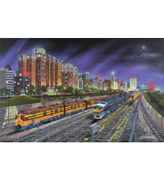 SunsOut Chicago Nights Puzzle 1000 pièces