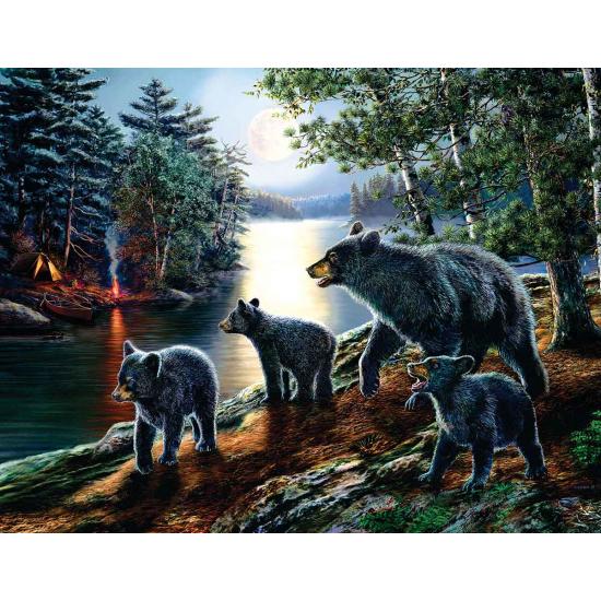 SunsOut Full Moon Bears Puzzle XXL 1000 pièces