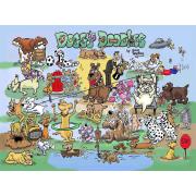 SunsOut Scribbled Puppies Puzzle 1000 pièces