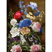 SunsOut Bouquet en bleu Puzzle 1000 pièces