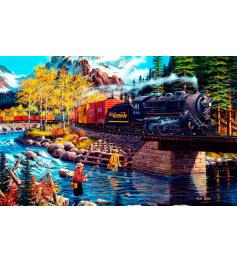 Puzzle SunsOut Visite de la Cascade XXL de 550 Pieces