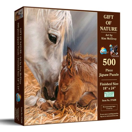 Puzzle SunsOut Cadeau de la Nature XXL de 500 Pieces