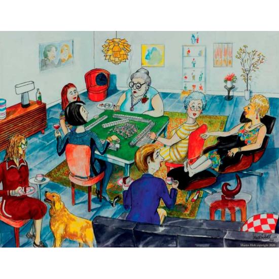 SunsOut Mah Jongg Réunion Puzzle 1000 pièces