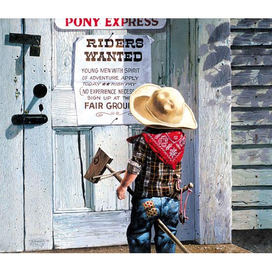 SunsOut Horsemen Wanted Puzzle 1000 pièces