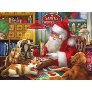 SunsOut Santa's Quilt Workshop Puzzle 1000 pièces