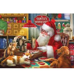 SunsOut Santa's Quilt Workshop Puzzle 1000 pièces