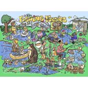 SunsOut Fishing Comic Strips Puzzle 1000 pièces