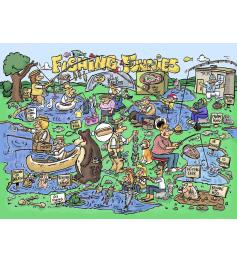 SunsOut Fishing Comic Strips Puzzle 1000 pièces