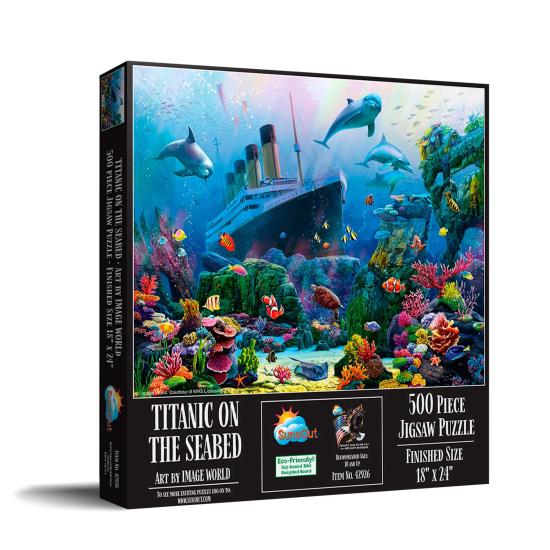 Puzzle SunsOut Titanic sur le fond Marin XXL de 500 Pie