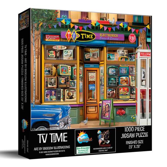 Puzzle SunsOut TV Time 1000 pièces Puzzle SunsOut TV Time 1000 pièces