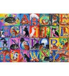 Puzzle Trefl L'alphabet du chat 500 pièces