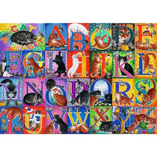 Puzzle Trefl L'alphabet du chat 500 pièces