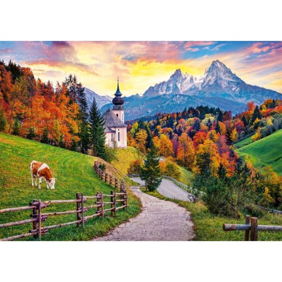 Puzzle Trefl Alpes Bavaroises en Automne 2000 pièces