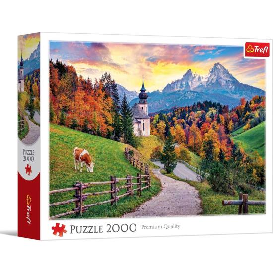Puzzle Trefl Alpes Bavaroises en Automne 2000 pièces