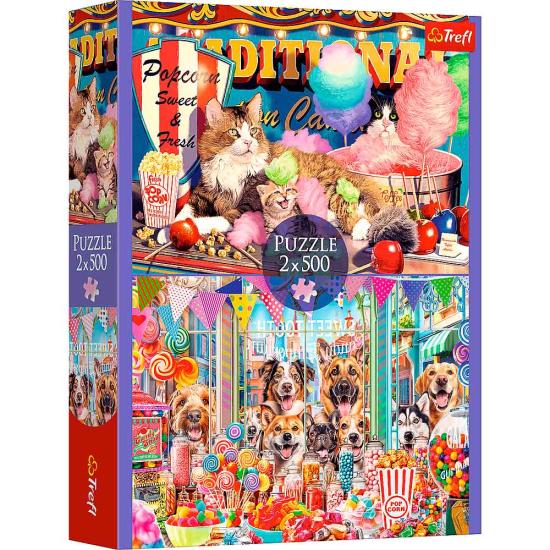 Puzzle Trefl Amis tout doux 2x500 pièces