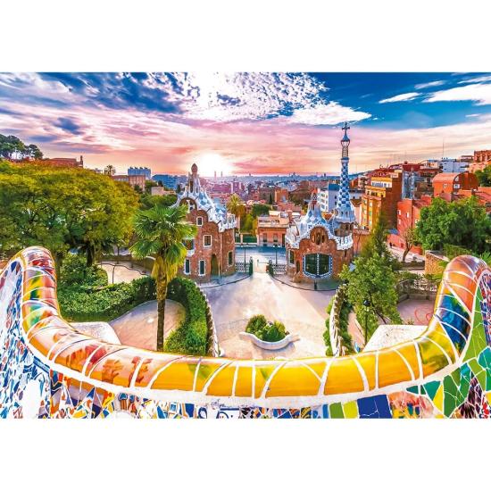 Trefl Coucher de soleil à Barcelone, Espagne Puzzle 1000 pièces