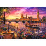 Puzzle Trefl Soirée Sur La Tamise 1000 pièces