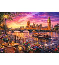 Puzzle Trefl Soirée Sur La Tamise 1000 pièces