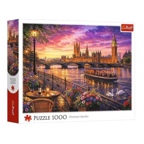 Puzzle Trefl Soirée Sur La Tamise 1000 pièces