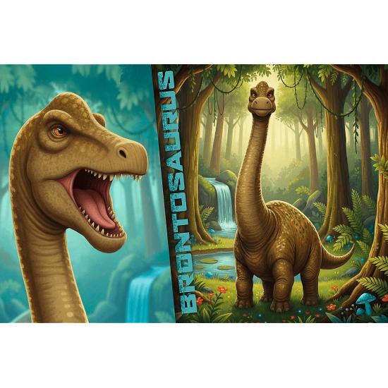 Puzzle Trefl Brontosaure XXL 100 pièces