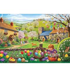 Puzzle Trefl Chasse aux Œufs de Pâques 1000 pièces