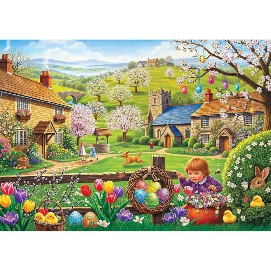 Puzzle Trefl Chasse aux Œufs de Pâques 1000 pièces