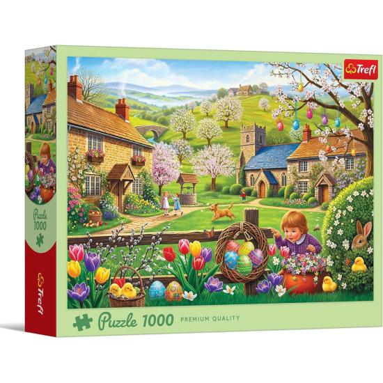 Puzzle Trefl Chasse aux Œufs de Pâques 1000 pièces