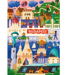 Puzzle Trefl Budapest, Hongrie 1000 pièce