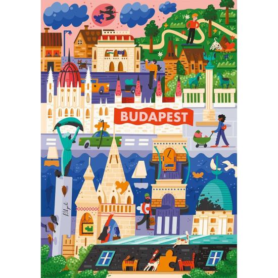 Puzzle Trefl Budapest, Hongrie 1000 pièce