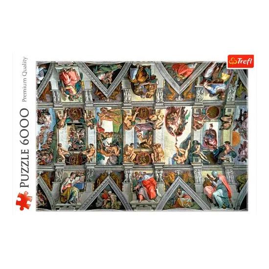 Puzzle Trefl Voûtes de la Chapelle Sixtine 6000 pièces