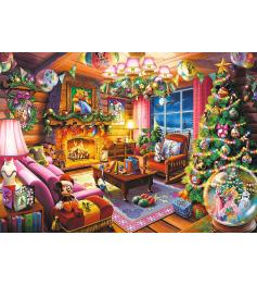 Puzzle Trefl Chalet De Noël Disney 1000 pièces