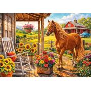 Puzzle Trefl Cheval À La Ferme 1000 pièces