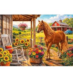 Puzzle Trefl Cheval À La Ferme 1000 pièces