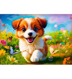 Puzzle Trefl Chiot joyeux 500 pièces