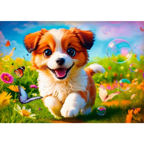 Puzzle Trefl Chiot joyeux 500 pièces
