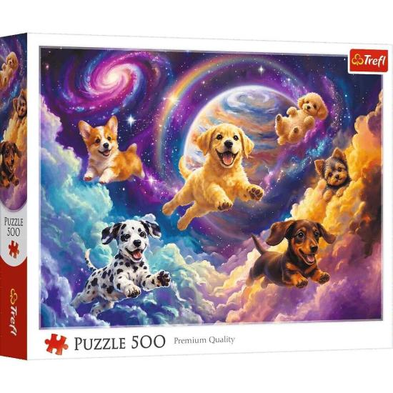 Puzzle Trefl Chiots De L'Espace 500 pièces