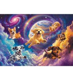 Puzzle Trefl Chiots De L'Espace 500 pièces