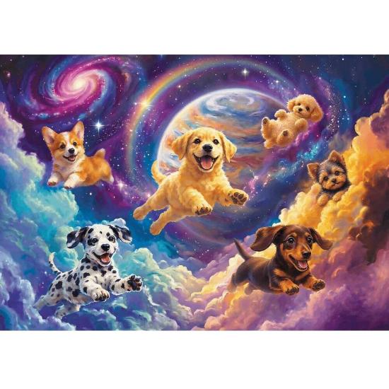 Puzzle Trefl Chiots De L'Espace 500 pièces