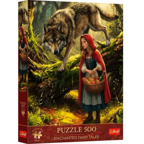 Puzzle Trefl Le Petit Chaperon Rouge Et Le Loup 500 pièces