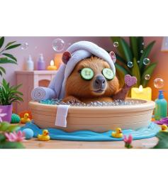 Puzzle Trefl Capybara au SPA XXL 160 pièces