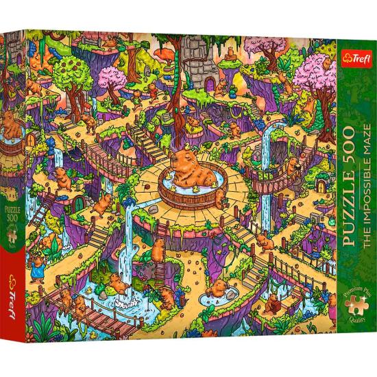 Puzzle Trefl Capybaras Amusants 500 pièces