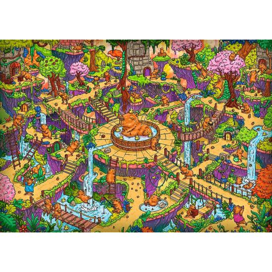 Puzzle Trefl Capybaras Amusants 500 pièces