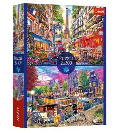 Puzzle Trefl Capitales Européennes 2x500 pièces